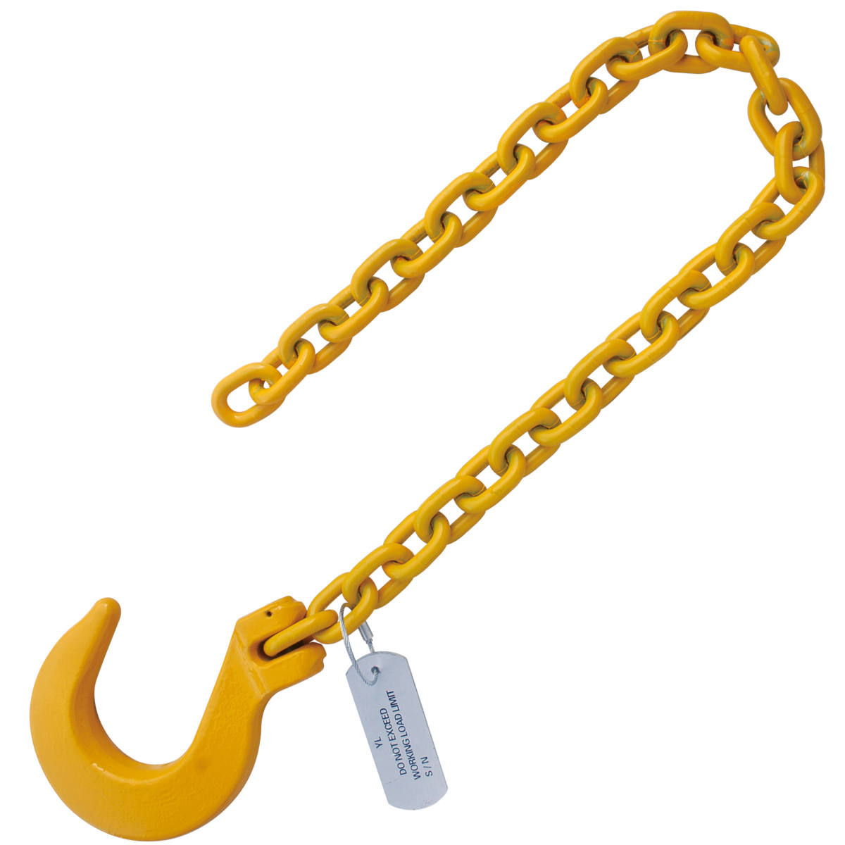 5/16x15' G80 Foundry Hook Recovery Chain for Tow Rollback Wreck