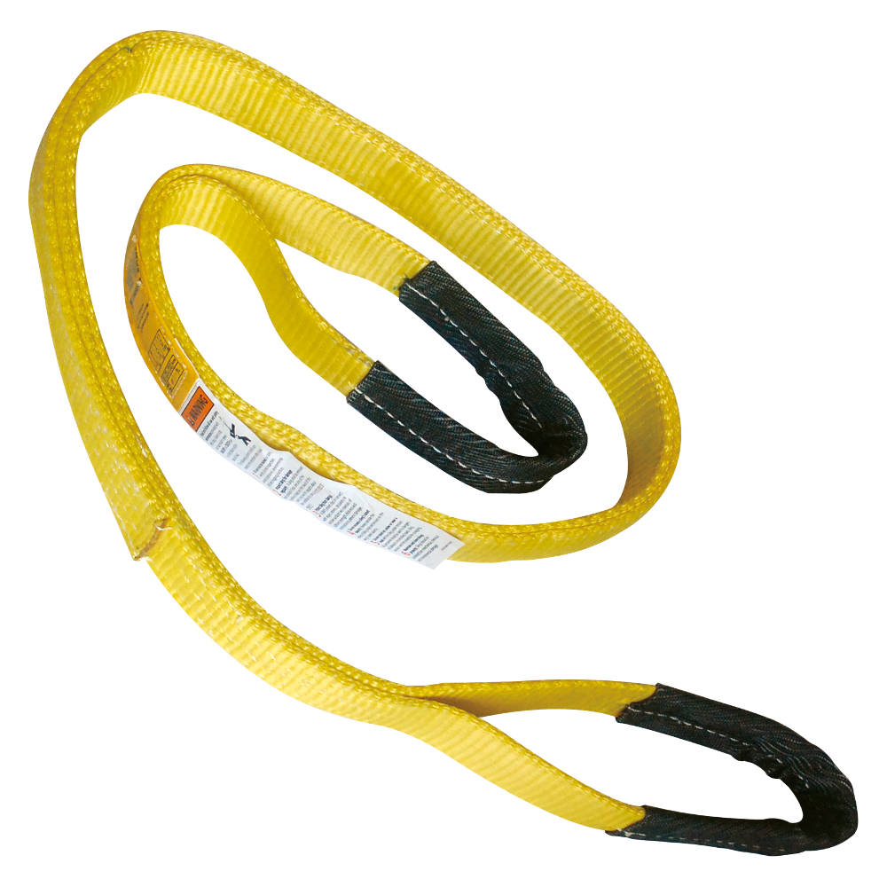 2 X 16' Polyester Lifting Sling Tow Strap Eye & Eye 2 Ply [P2P2X16 ...