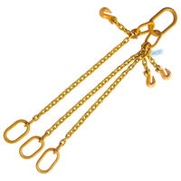 5/16" x 4' G80 Adjustable Chain Sling with Master Link 3 Leg