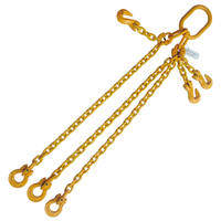 5/16" x 4' G80 Adjustable Chain Sling with Omega Link 3 Leg