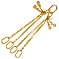 5/16" x 4' G80 Adjustable Chain Sling with Master Link 4 Leg