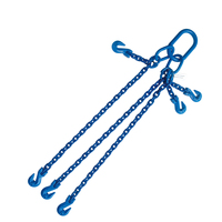 5/16"x4' G100 Adjustable Chain Sling with Grab Hook Triple Leg