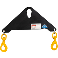 1T x 2FT Triangle Steel Lifting Beam w/Shackle and Swivel Hook 1T x 2FT Triangle Steel Lifting Beam w/Shackle and Swivel Hook
