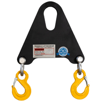 3T x 1FT Triangle Steel Lifting Beam w/Shackle and Sling Hook 3T x 1FT Triangle Steel Lifting Beam w/Shackle and Sling Hook
