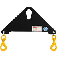 3T x 2FT Triangle Steel Lifting Beam w/Shackle and Swivel Hook 3T x 2FT Triangle Steel Lifting Beam w/Shackle and Swivel Hook