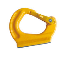 3 Ton Grade 80 Weld on Anchor Hook Painted Yellow